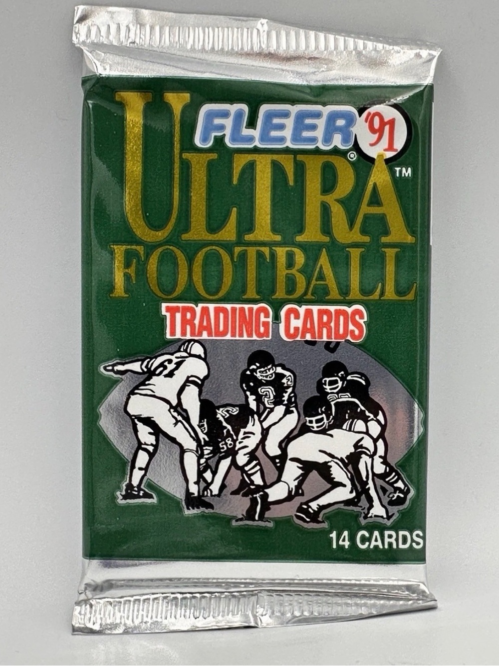 1991 Fleer Ultra Football Trading Cards Sealed Unopened Pack NFL  - 14 Cards